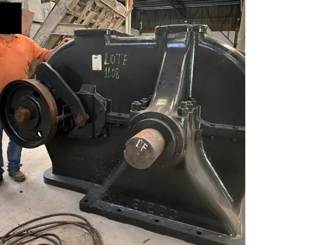Moto redutor de grande porte para sistema de bombeio