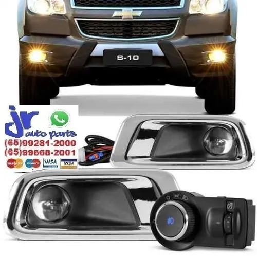 Kit Farol Milha S10 2012 2013 2014 2015 2016 Auxiliar Neblina