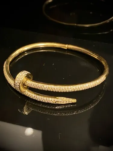 Bracelete Cartier Prego 32 gramas