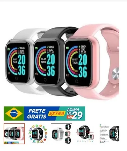 Relógio Smartwatch Y68 Modelo D20 