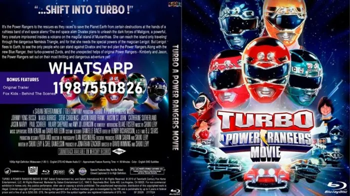 power rangers filmes bluray