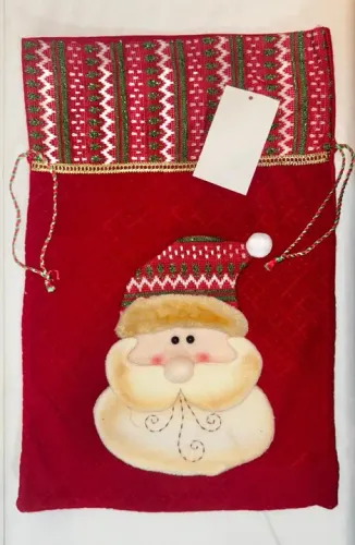Enfeites Natalinos Saco De Papai Noel Medio - Importado