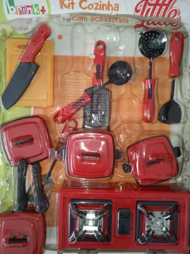 Conjunto de Panelinhas + Acessórios Grandes Little Home brink ( Usado )