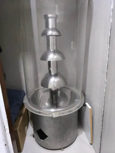 Fonte De Chocolate Comercial de Camadas, Máquina De Cascata De Chocolate 