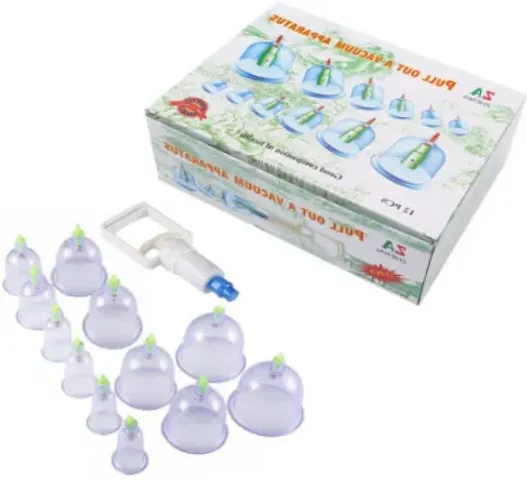 Kit com 12 Ventosas Massageador Estética z103 