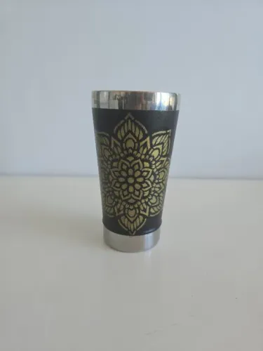 Copo Térmico Personalizado  473ml Inox Para Quente e Gelado 