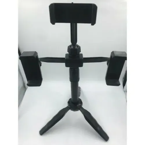 Tripé Para Celular 3 em 1 Flexível Rotação 360 Multi