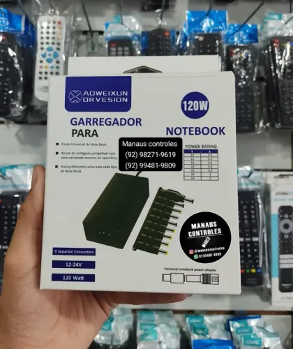 Carregador Universal para Notebook portátil 120W