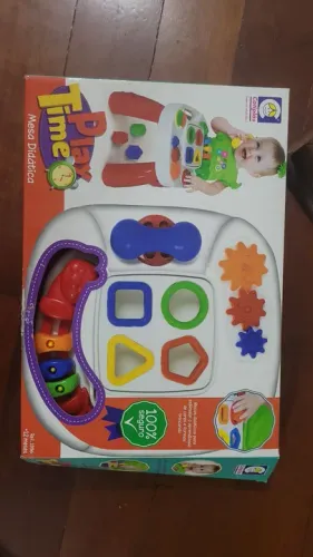 Mesa Didática T'Play Time Cotiplos - Brinquedo Educativo para Bebês