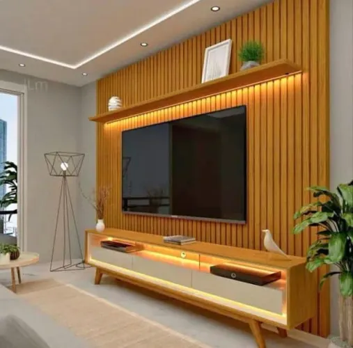 home nobre ripado com Led