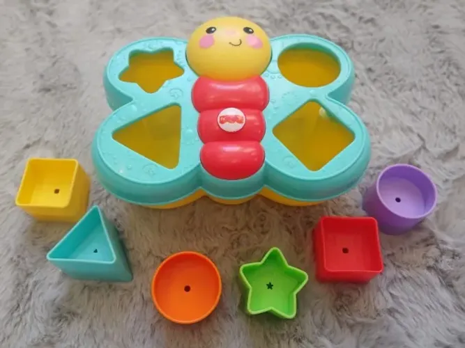 Borboleta Com Blocos Para Encaixar Fisher Price