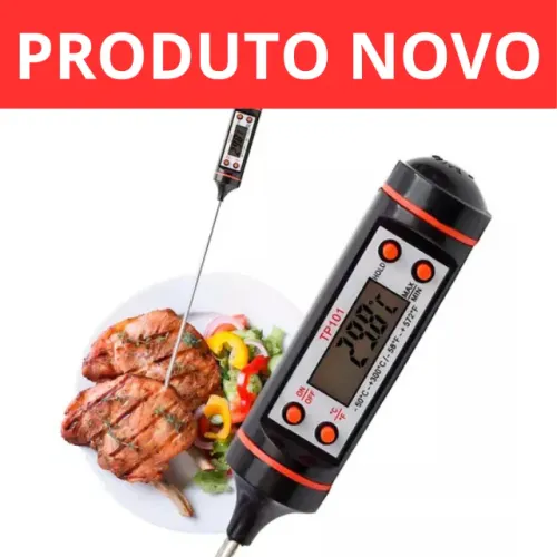 Termômetro Culinário Digital Espeto Alimento Cozinha XT-1234 Termômetro Culinário Digital 