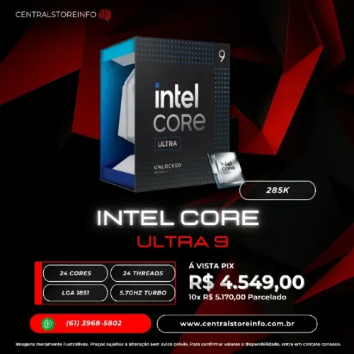 Processador Intel Core Ultra 9 285K