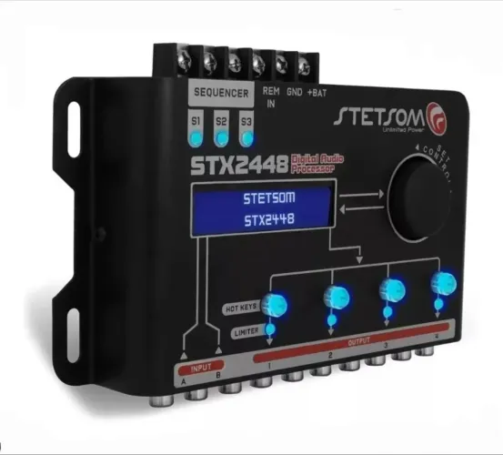 Processador de Áudio Digital Stetsom STX2448