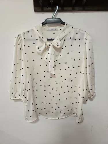 Camisa Branco Pérola Poá - Cortelle - Tam G