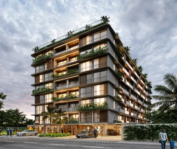 FLATS A POUCOS METROS DO MAR - NA PLANTA - JARDIM OCEANIA