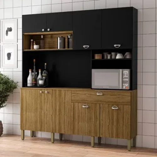Armario Kit Cozinha 180cm Core Grande R$749,00- Paga na Entrega Temos Montagem
