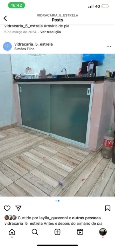 Serviços de vidraçaria em geral