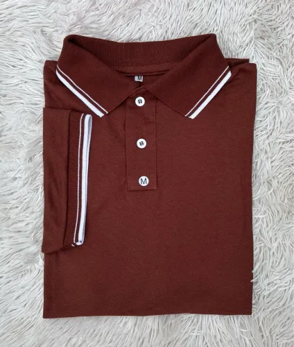 Camisas Polo Detalhe Gola e Punho