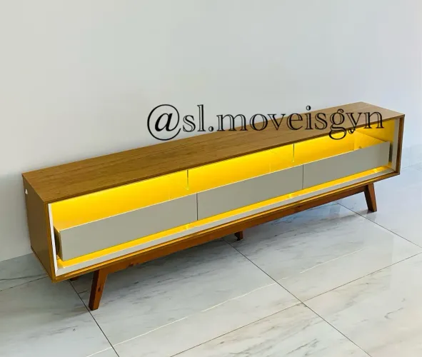 Rack Requinte 100% MDF - com Led - Promoção