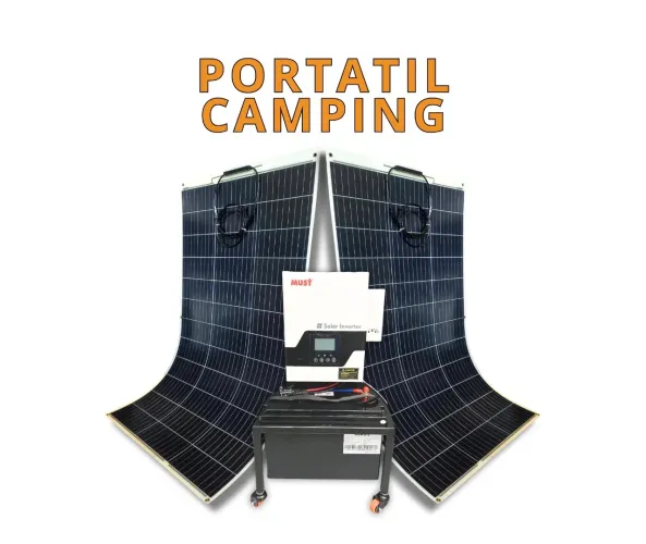 Kit Solar Portátil para Camping - Energia Limpa e Autonomia