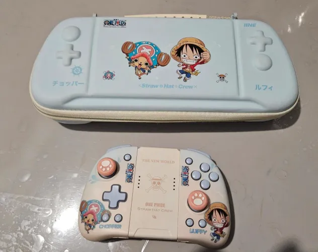 Combo Controle + Case para Nintendo Switch - Temática One Piece