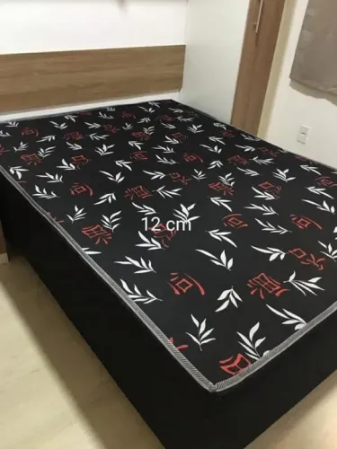 Cama Box Casal com Desenho Moderno FRETE GRÁTIS