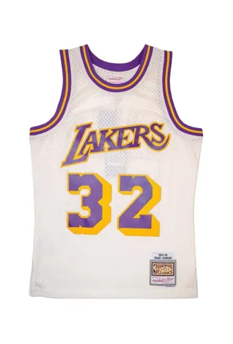 Camisa Lakers Magic Johnson 32 - Mitchell & Ness