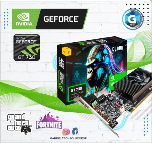 Placa de vídeo GT 730
