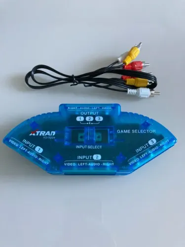 Chave Seletora Áudio E Vídeo Rca Divisor Cabo Av Hdmi