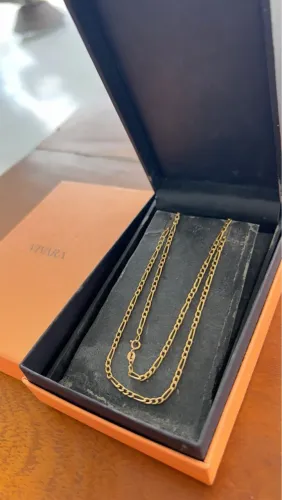 Cordão de ouro 18k vivara novo 