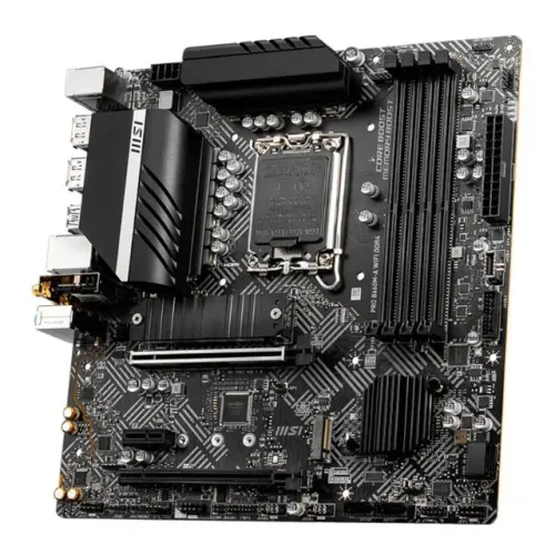 Placa Mãe LGA1700 B660 DDR4 c/ 2 M.2 e 4 Slot Memória 12ª Geração MSI PRO - WZetta