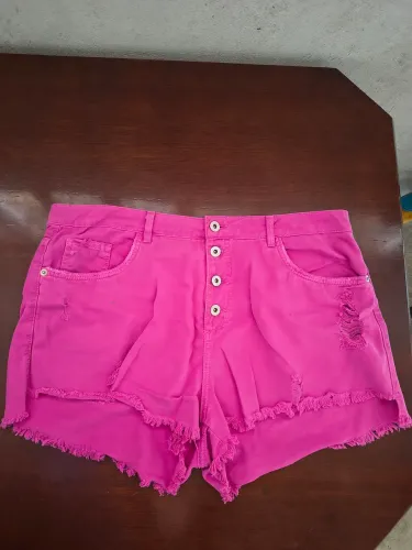 Short Jeans Rosa tamanho 46 
