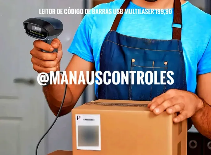 Leitor de Código de Barras USB Multilaser