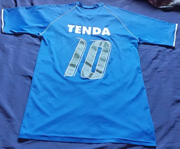 Camisa Tenda Futebol - Azul com Número 10