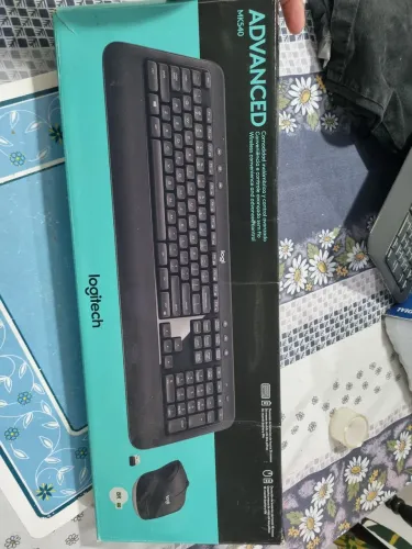 Teclado e Mouse Sem Fio Logitech MK540 Advanced Original, Completo na Caixa