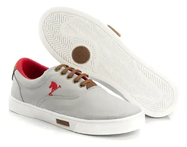 Tênis Polo Joy 220 Cinza Tamanho 38