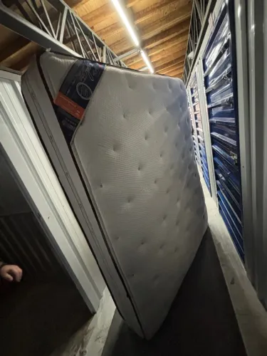 Cama Box + Colchão Castor Queen Vitagel Classic Double Face - Semi novo