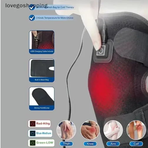 Joelheira Elétrica Massageador com Aquecimento Infravermelho z923