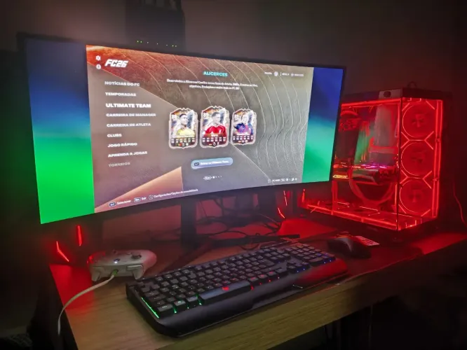 PC Gamer Completo - Ryzen 5 5600G + RX 6700 XT + Monitor Ultrawide 34?