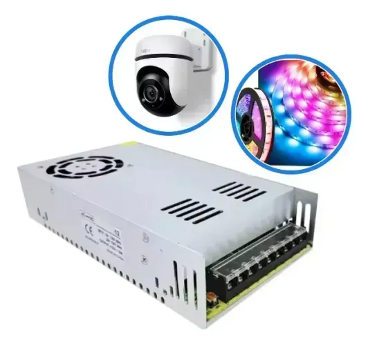 Fonte Chaveada Bivolt 50a 12v 600w Som, Cftv, Cameras, Led