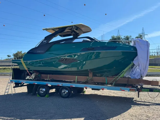 Lancha Nx Boats 290 + Motor 350 Hp Mercruiser + Carreta encalhe