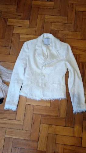 Blazer branco elegante