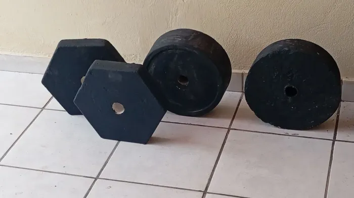 Kit de Anilhas de Concreto - (CIMENTO)