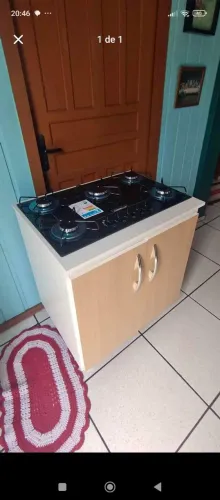 Balcão+coktop de 5 bocas com acendimento elétrico um ano de garantia!