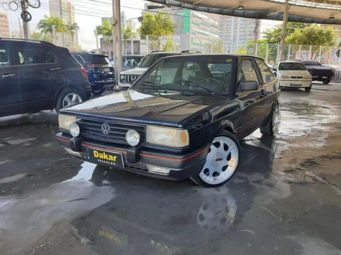  Gol GTS 1988 Placa preta. 