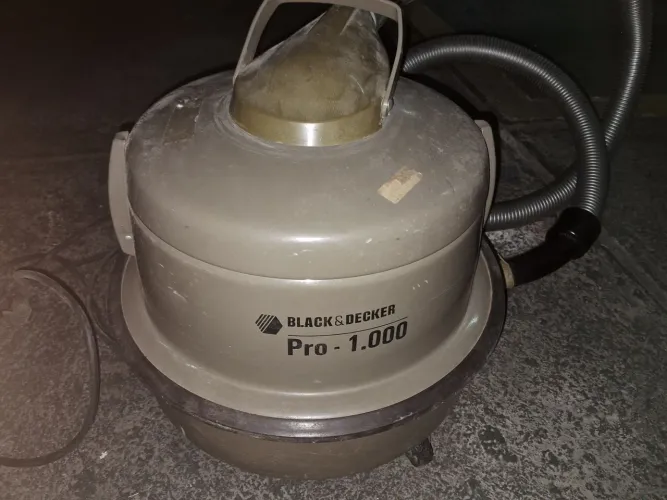 Aspirador de. Antigo Pó Black & Decker Pro 1000