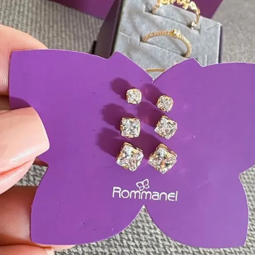 Rommanel bijuteria fina, com garantia, peças originais com 15% no valor a vista.