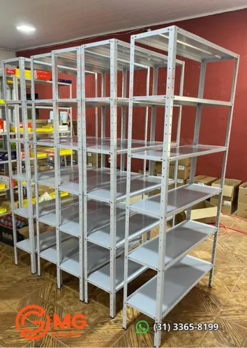 Estante de Aço Reforçado Prateleira para Exposição