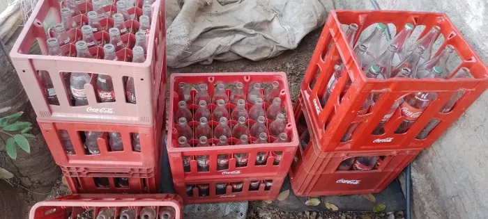 Engradados coca cola